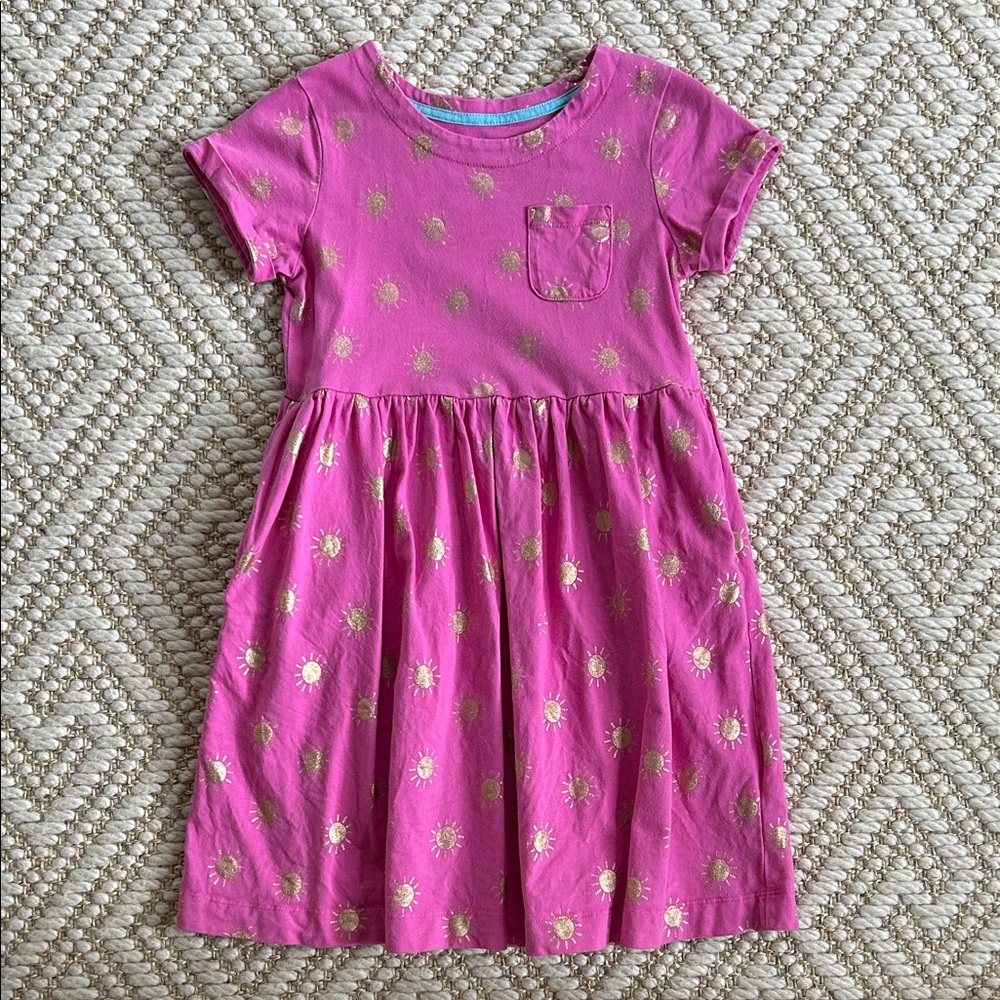 Mini Boden Short Sleeve Dress (7-8Y)